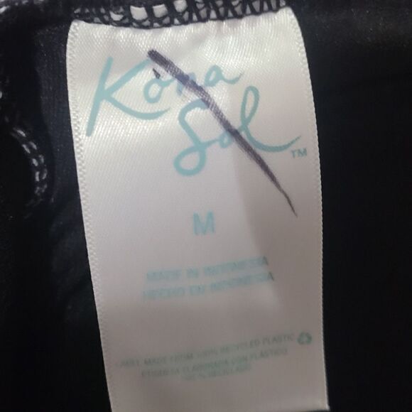 Kona Sol Tropical Print One Piece Swimsuit - Picture 5 of 6